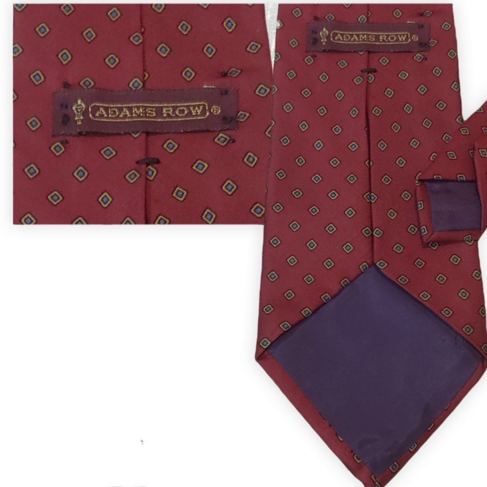 Adams Row Diamond Dot Tie - Picture 3 of 4